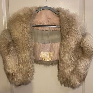 Real Fox Fur vintage Wrap size M